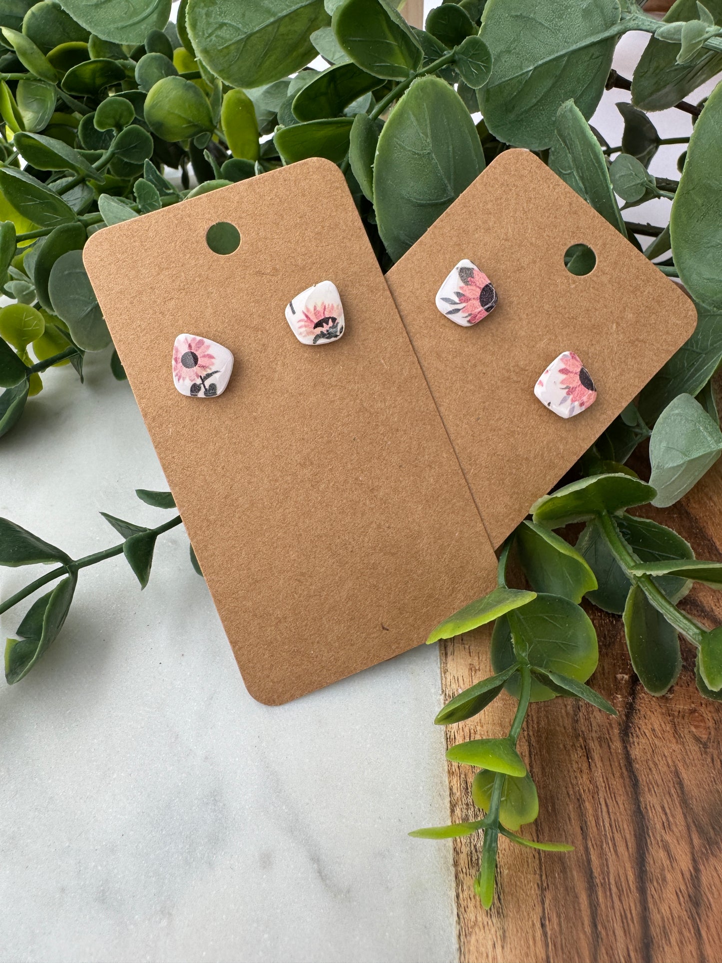 Flirty and floral studs