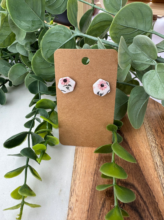 Flirty and floral studs
